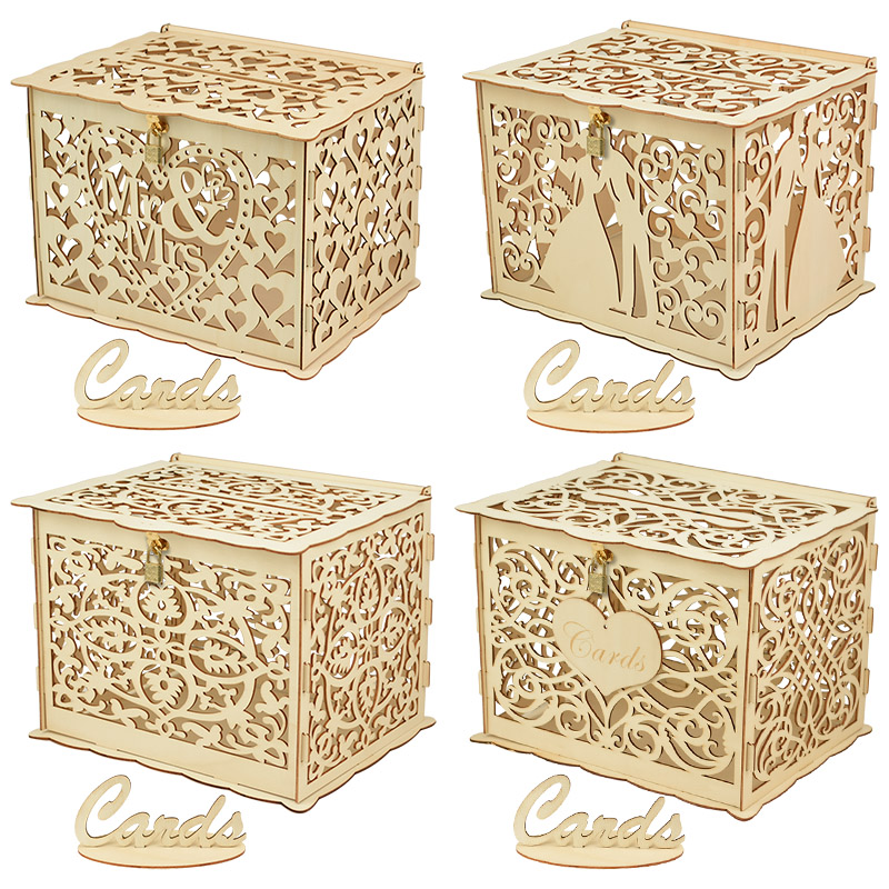 Wedding Supply.Box - 30X24X21cm لتقوم بها بنفسك صندوق بطاقات