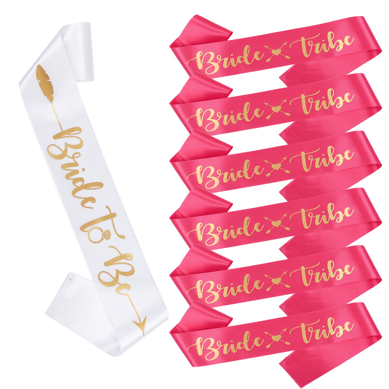 Bride Tribe Sash - مجموعة أوشحة وصيفات العروس لقبيلة العروس
