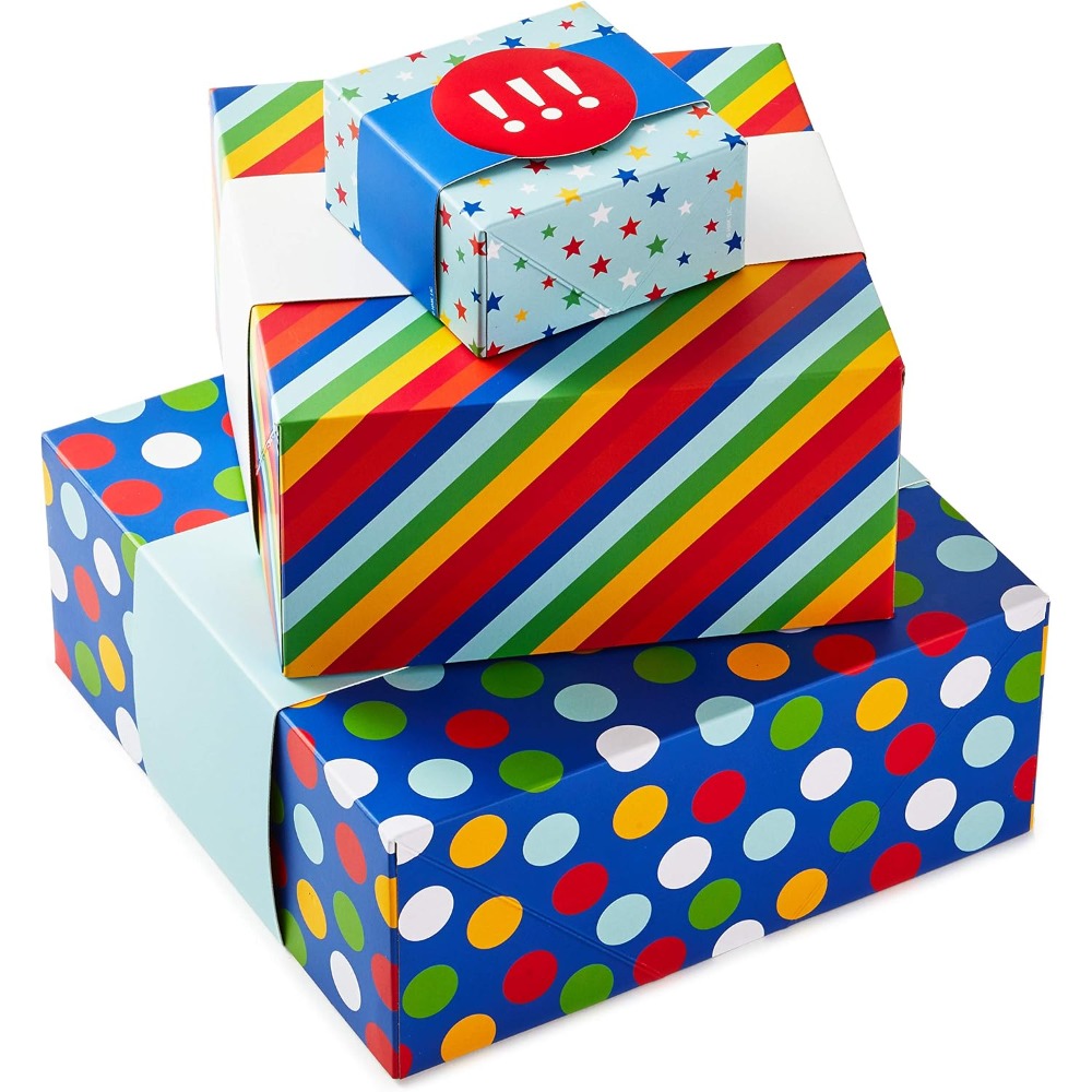 Wedding Packaging - صناديق هدايا ملونة بأحجام متنوعة مع
