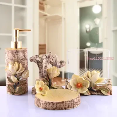 Wedding Bathroom Supply Kit - اكسسوارات الحمام مجموعة مكونة من خمس