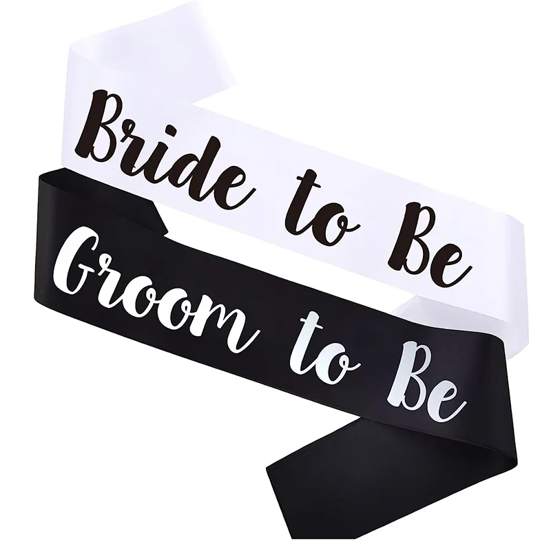 Bride Tribe Sash - العريس العروس لتكون وشاح الزفاف دش
