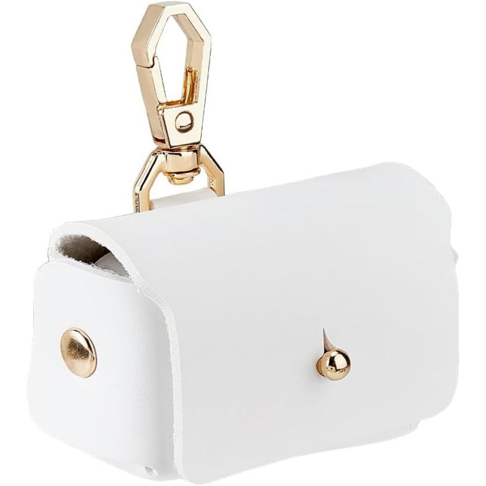 Wedding Supply.Box - صندوق وسادة جلدي أبيض لحمل خاتم