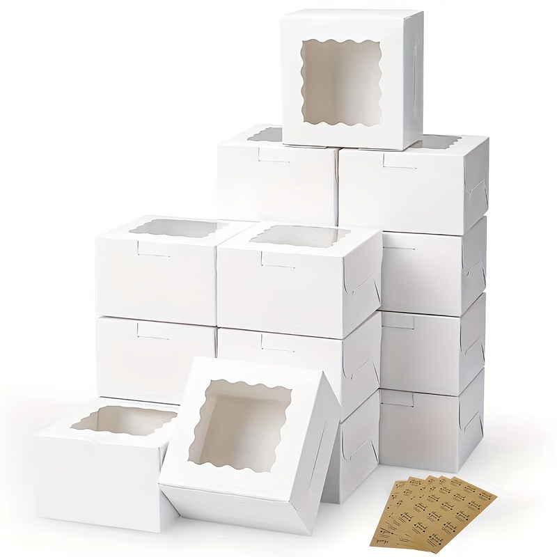 Wedding Supply.Box - 10 قطع من صناديق الكيك والحلوى