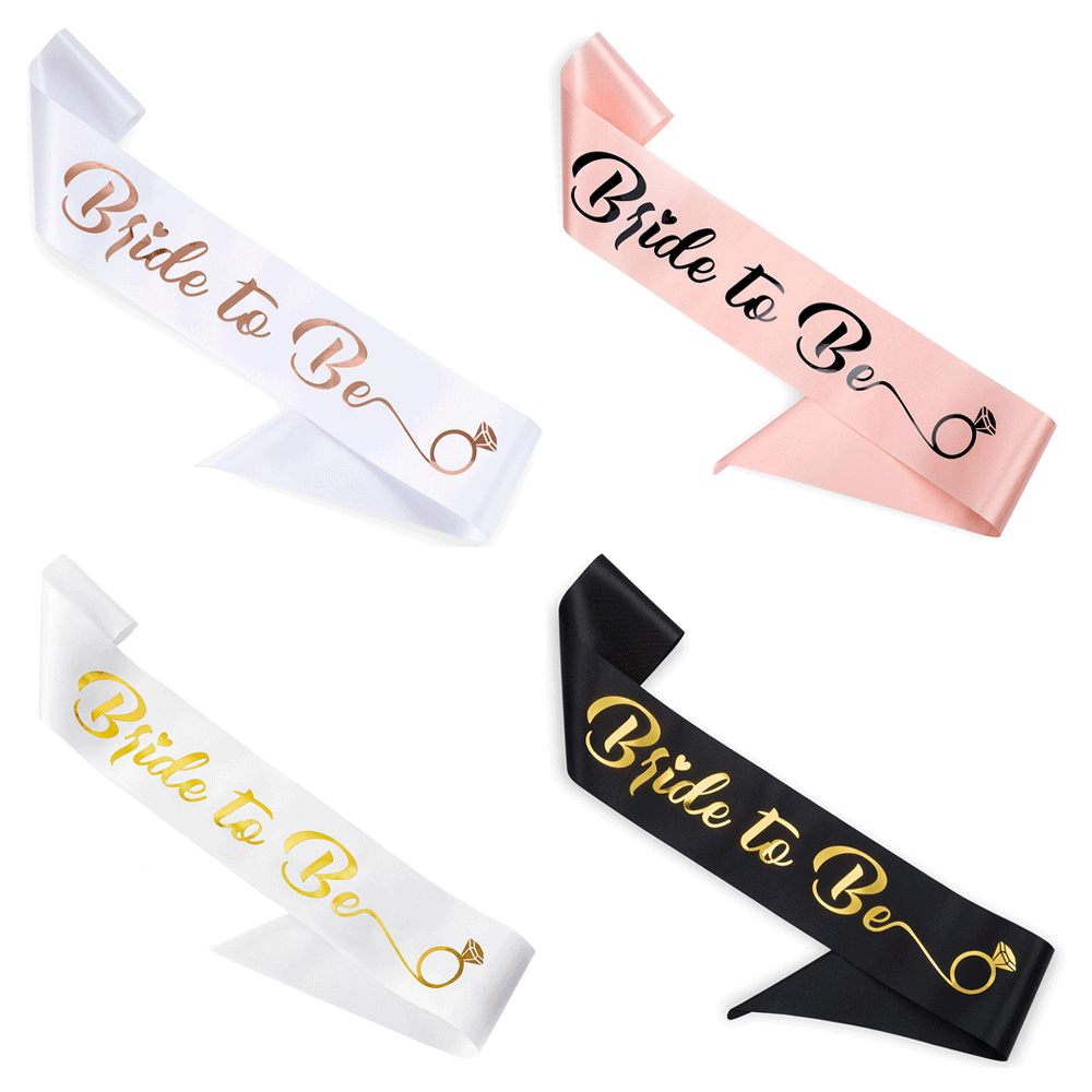 Bride Tribe Sash - العروس لتكون وشاح حزب العازبة مع
