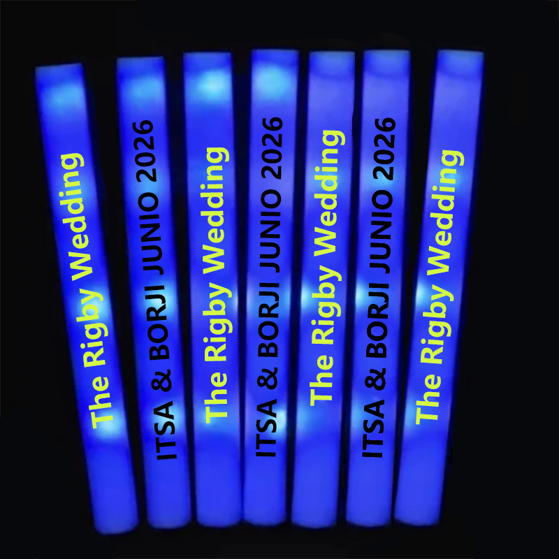 Wedding Supply Bulk - 100/1000/5000 قطعة LED توهج العصي السائبة