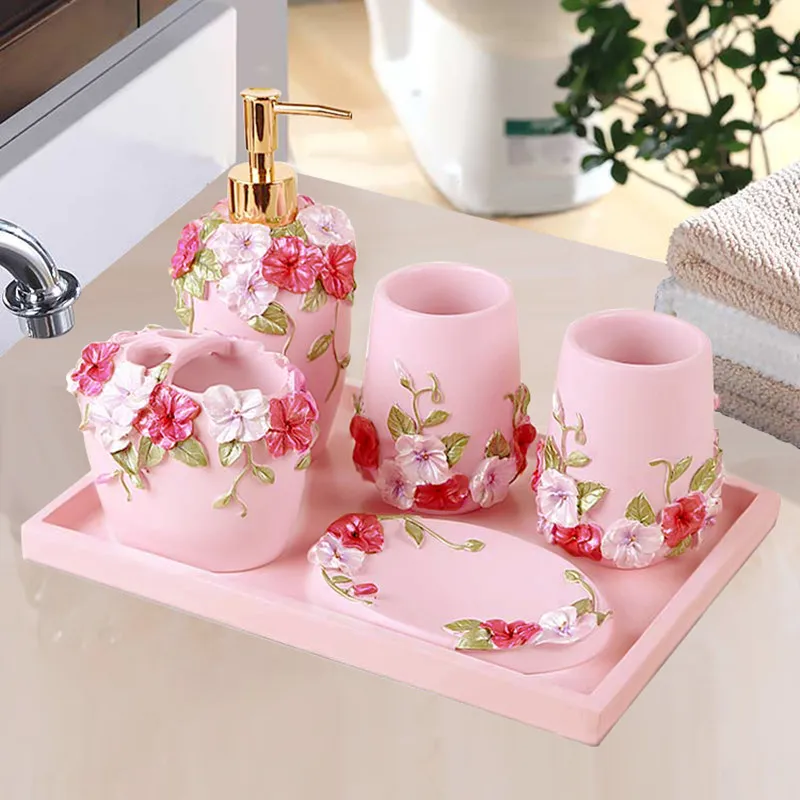 مجموعة حمام مكونة من خمس قطع،  - مراجعة Wedding Bathroom Supply Kit وسعره