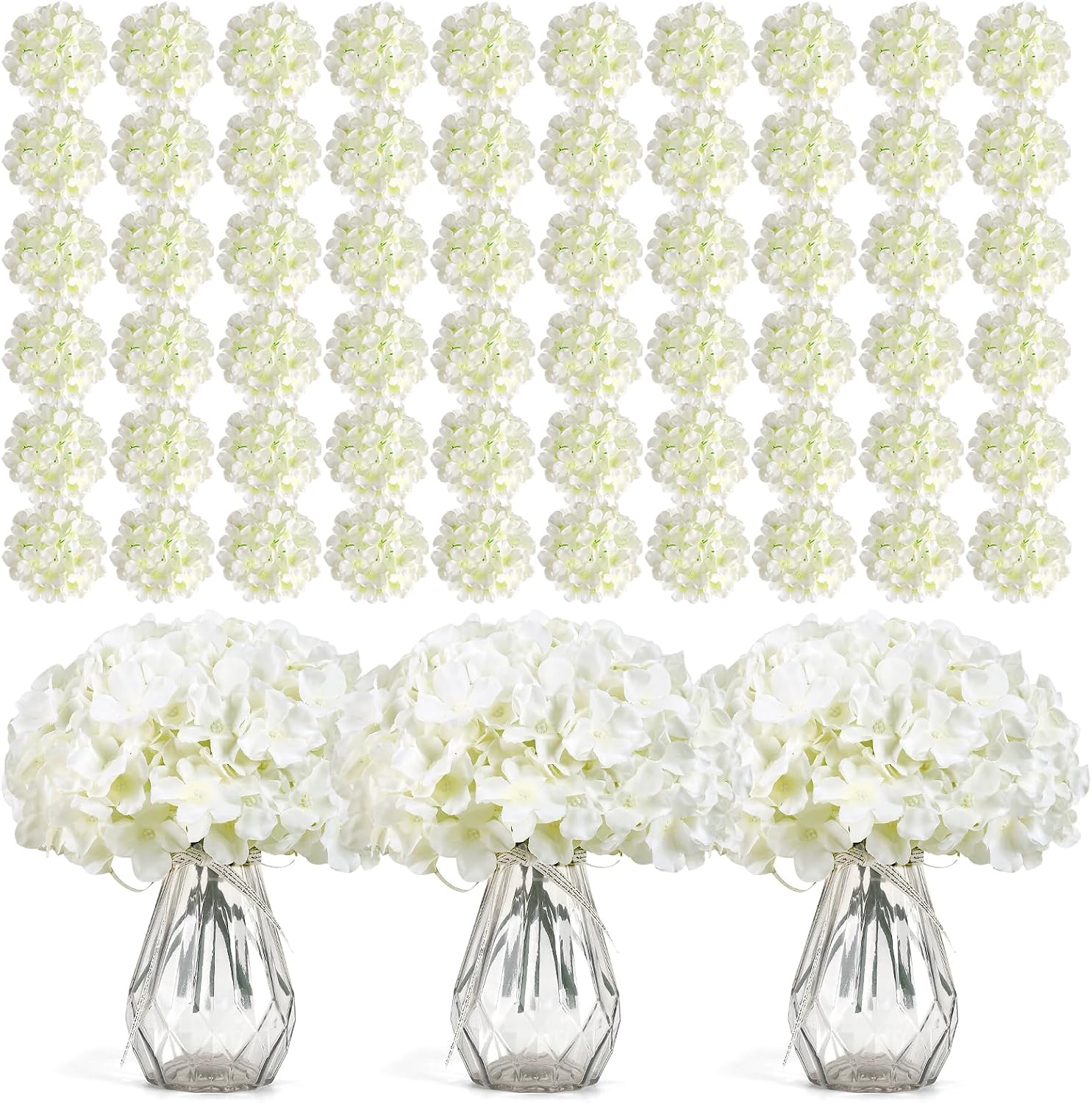304 قطعة من زهور الهيدرانجيا ا - مراجعة Wedding Supply Bulk وسعره