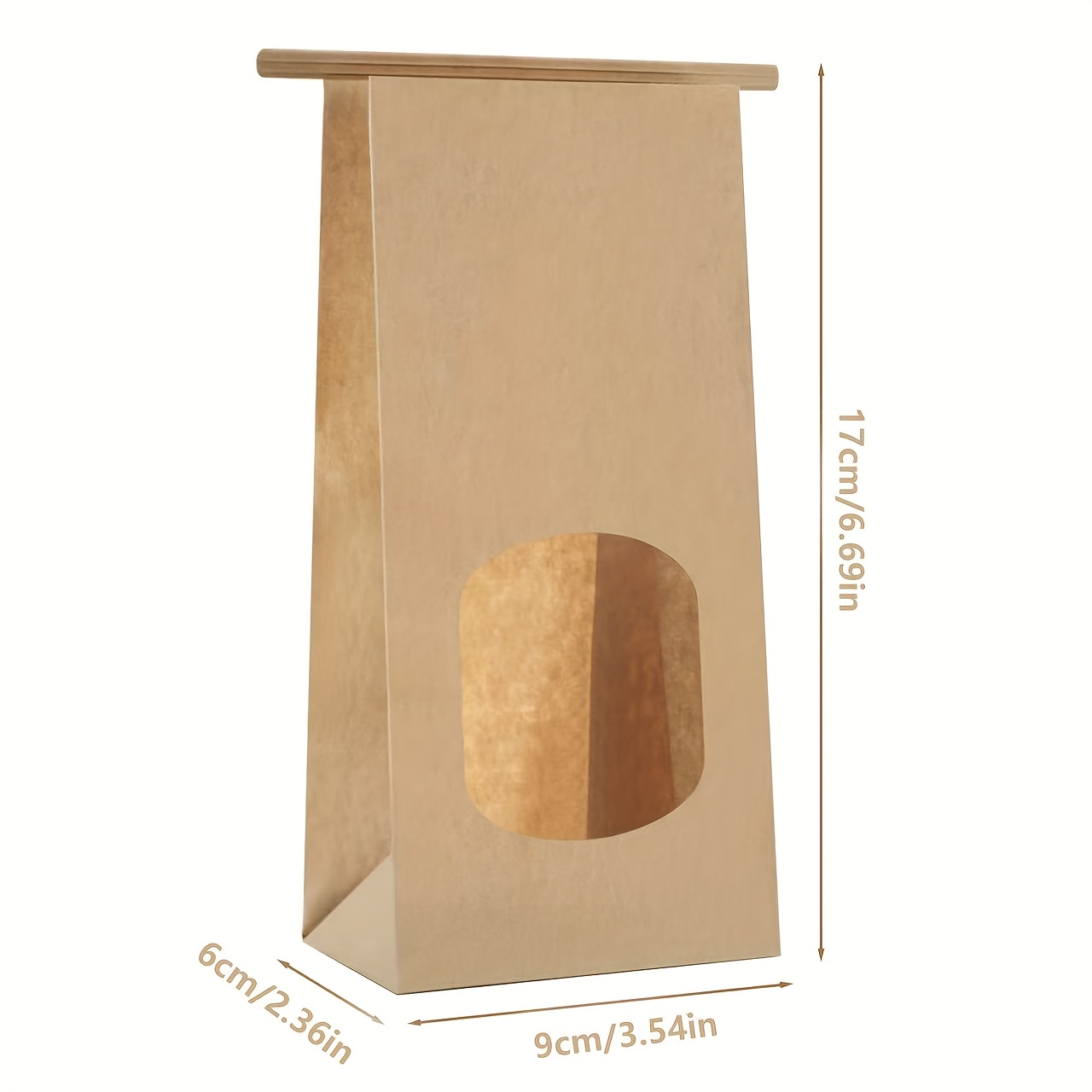 30 كيسًا ورقيًا بني اللون مع ن - مراجعة Wedding Supply Company وسعره