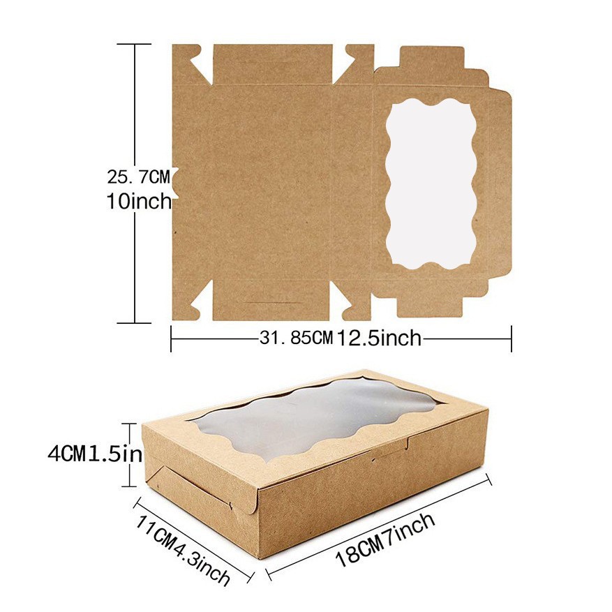 10/30/50 قطعة صناديق ورقية كرا - مراجعة Wedding Supply.Box وسعره