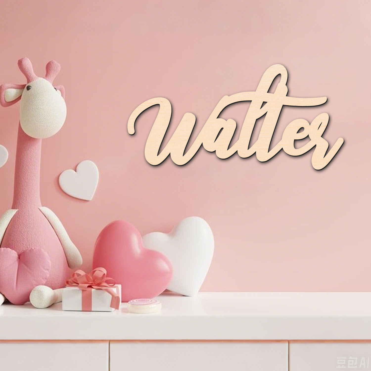 قطعة واحدة من لافتة اسم خشبية  - مراجعة Wedding Party Supply وسعره