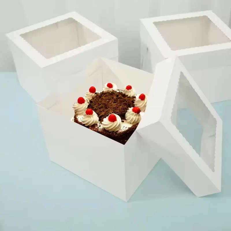 صناديق كيك بيضاء للاستخدام مرة - مراجعة Wedding Supply.Box وسعره