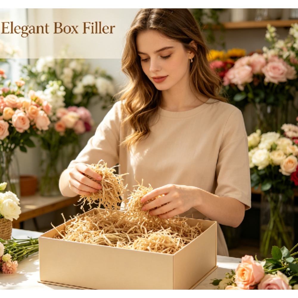 حشوة رافيا طبيعية عتيقة الطراز - مراجعة Wedding Supply.Box وسعره