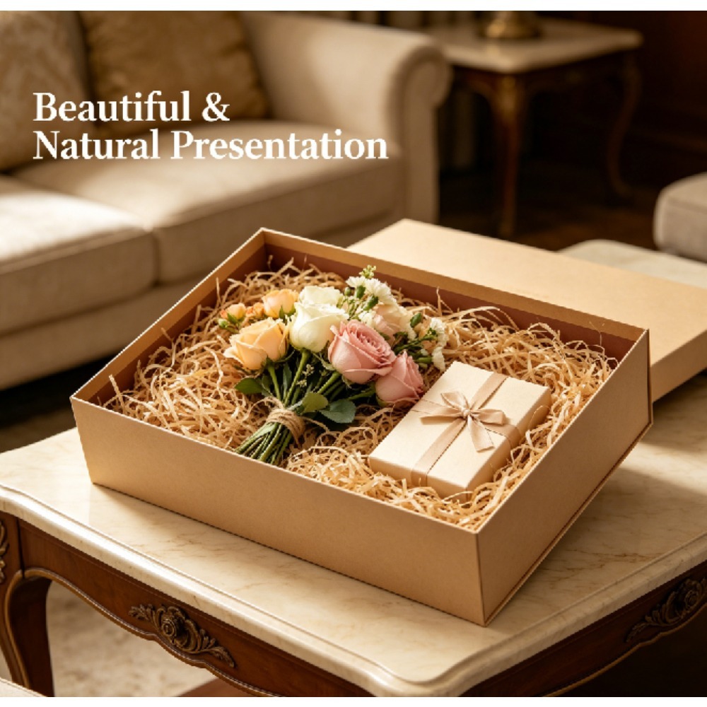 حشوة رافيا طبيعية عتيقة الطراز - مراجعة Wedding Supply.Box وسعره