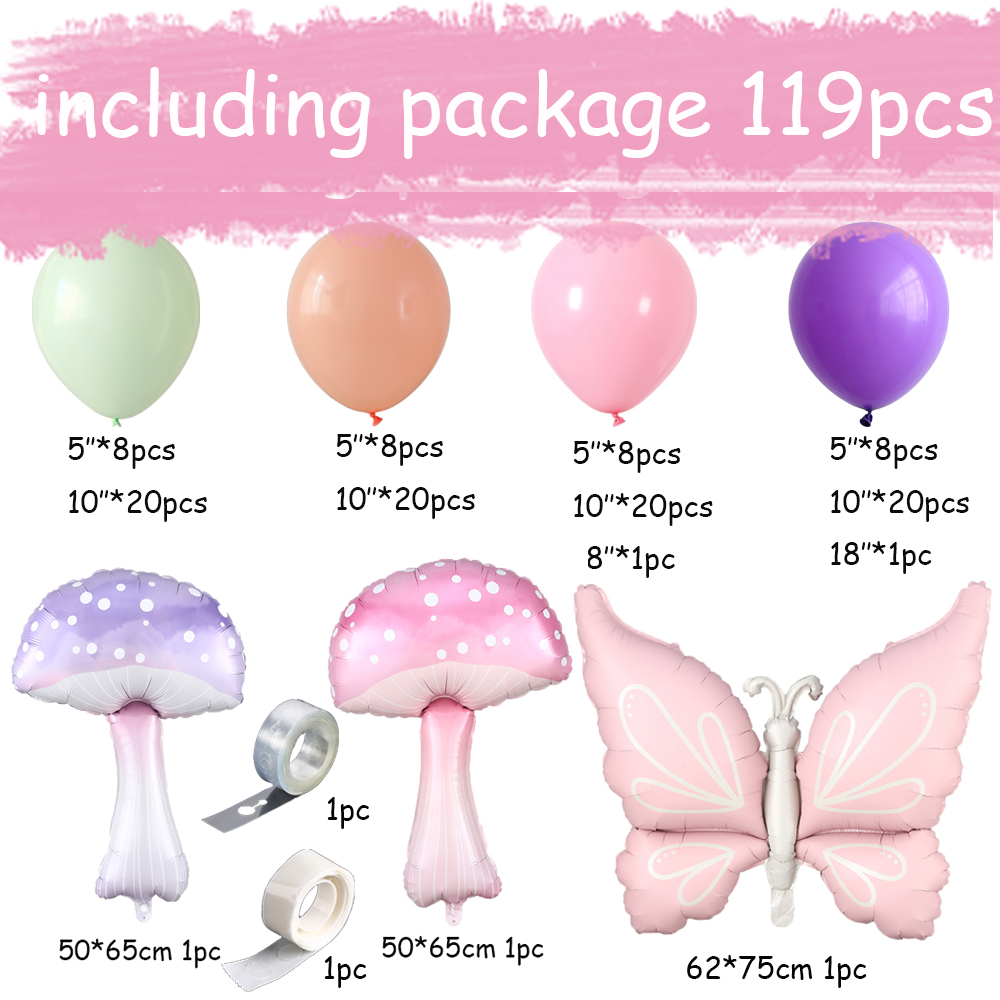 طقم قوس بالونات على شكل فطر وف - مراجعة Wedding Supply Kit وسعره