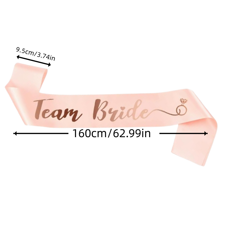 شريط زينة فريق العروس، 6 شرائط - مراجعة Bride Tribe Sash وسعره