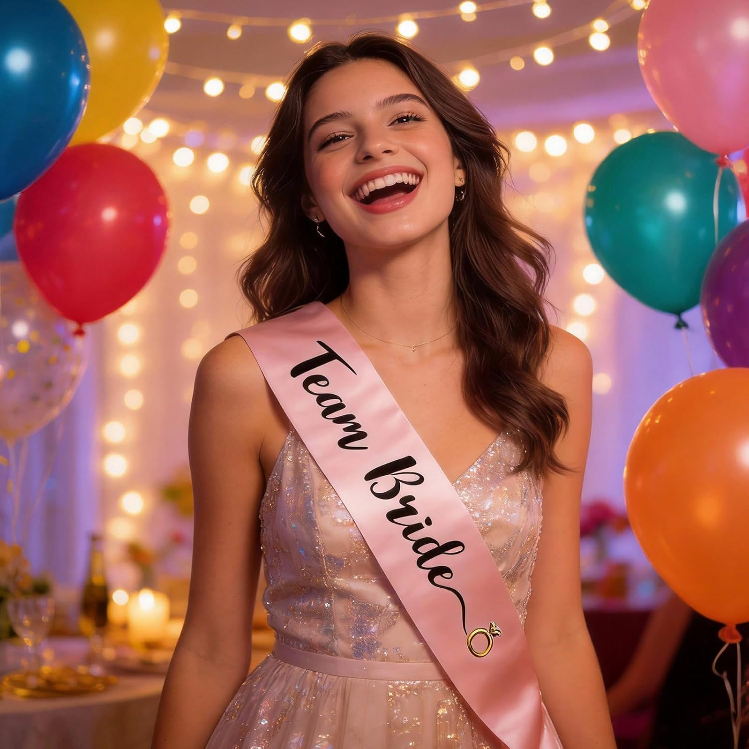 شريط زينة فريق العروس، 6 شرائط - مراجعة Bride Tribe Sash وسعره