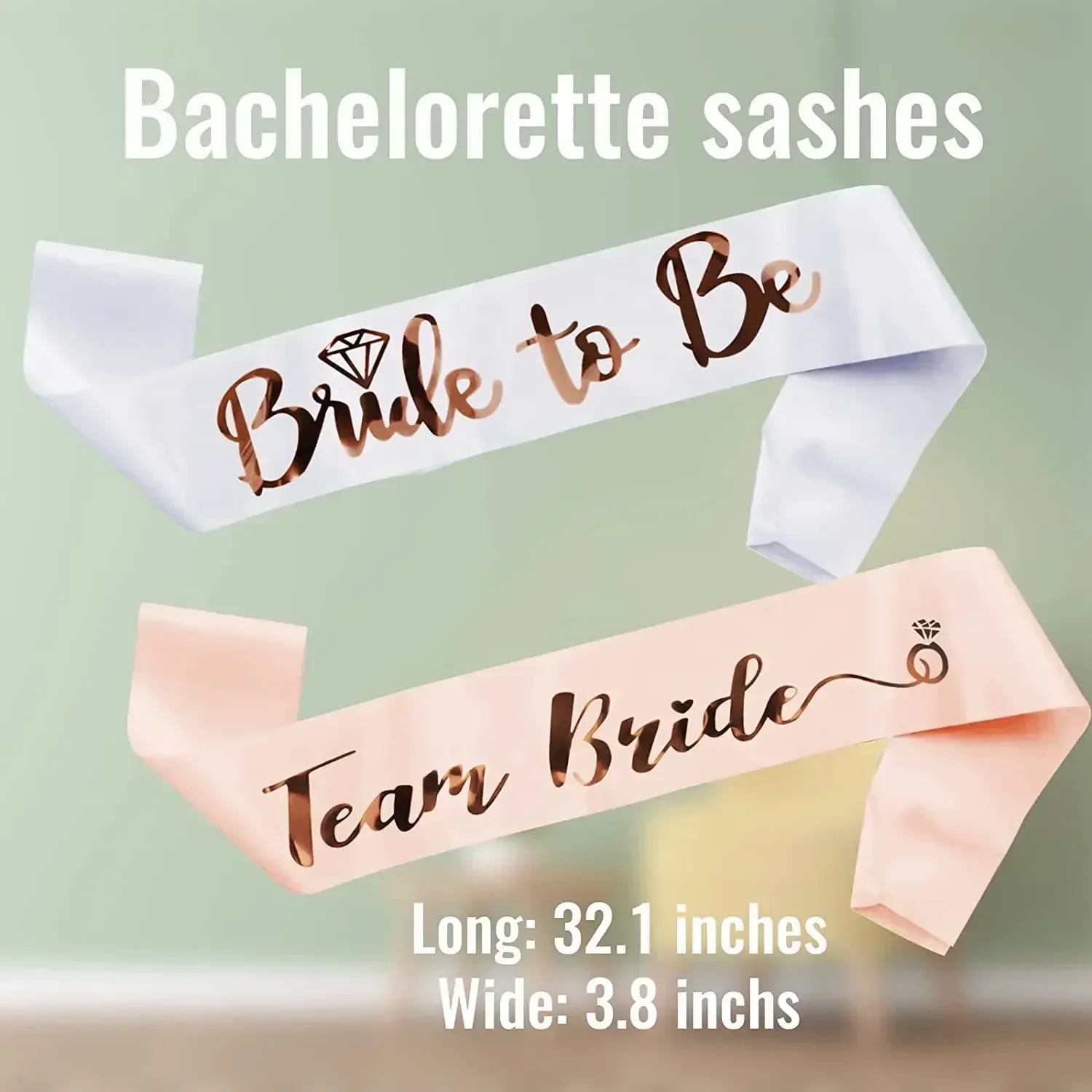 مجموعة واحدة من شريط الزفاف بت - مراجعة Bride Tribe Sash وسعره