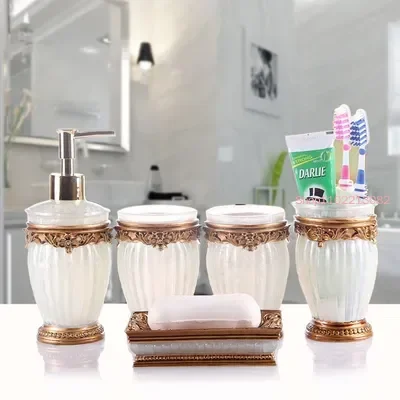 اكسسوارات الحمام مجموعة مكونة  - مراجعة Wedding Bathroom Supply Kit وسعره