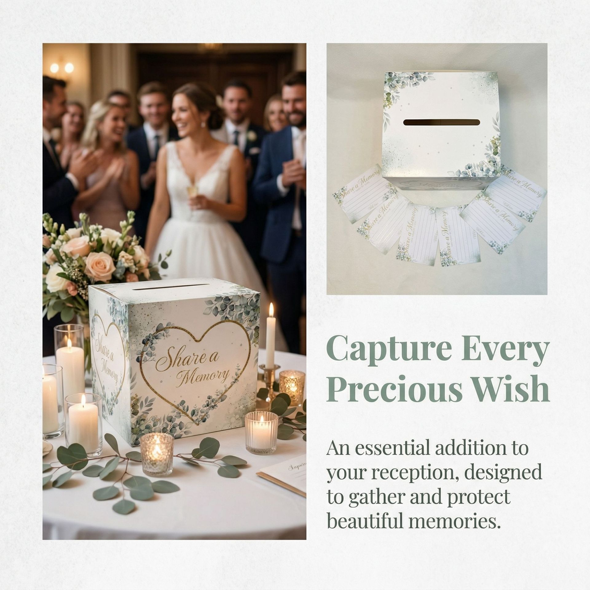 صندوق بطاقات زفاف أبيض بنقوش ز - مراجعة Wedding Supply.Box وسعره