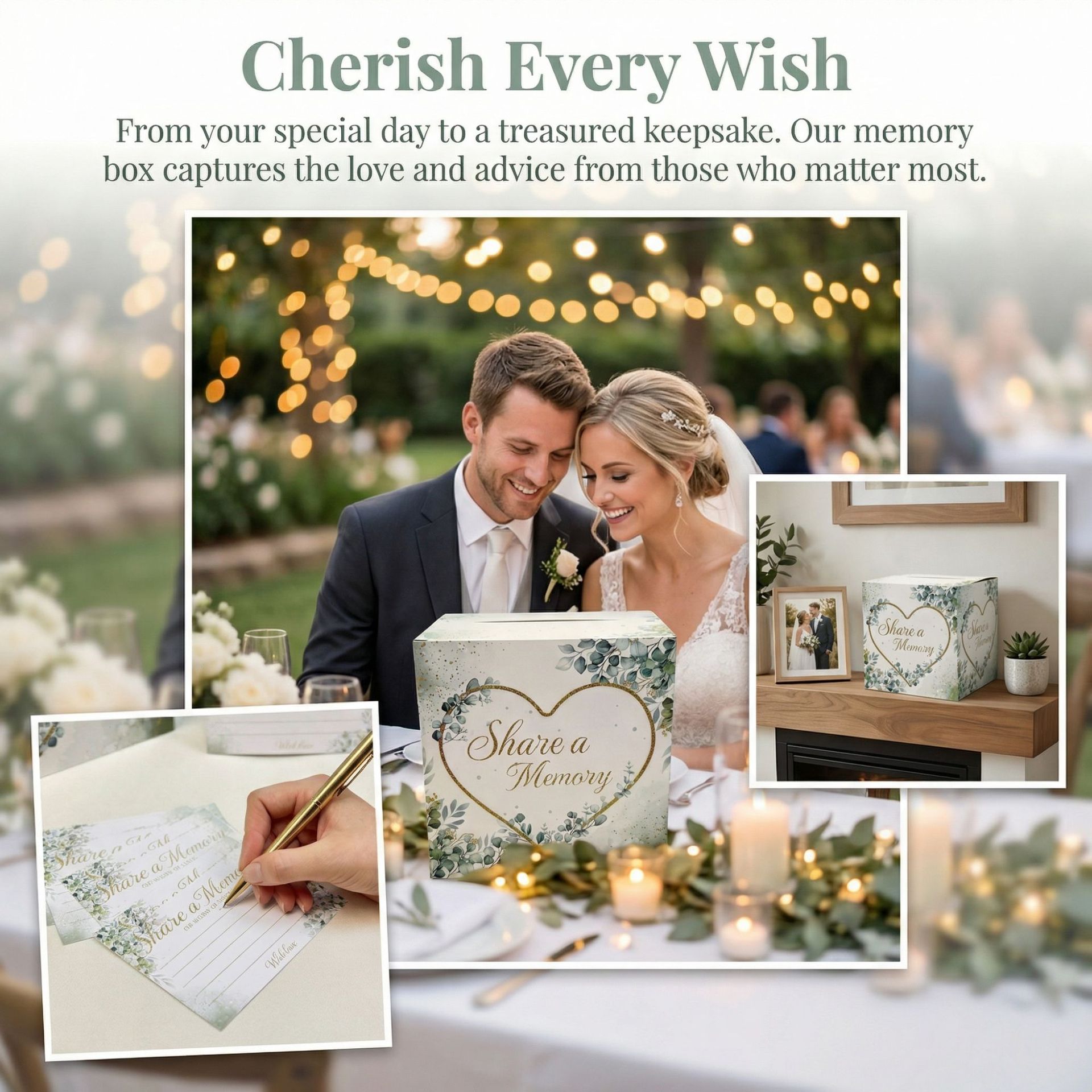 صندوق بطاقات زفاف أبيض بنقوش ز - مراجعة Wedding Supply.Box وسعره