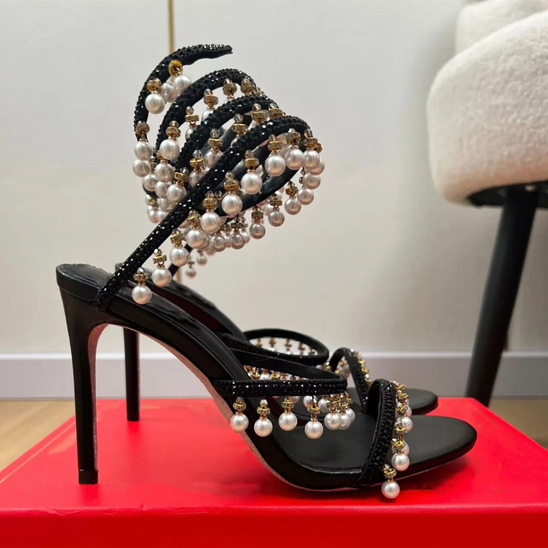 صنادل نسائية فاخرة مزينة بالأح - مراجعة Wedding Shop وسعره