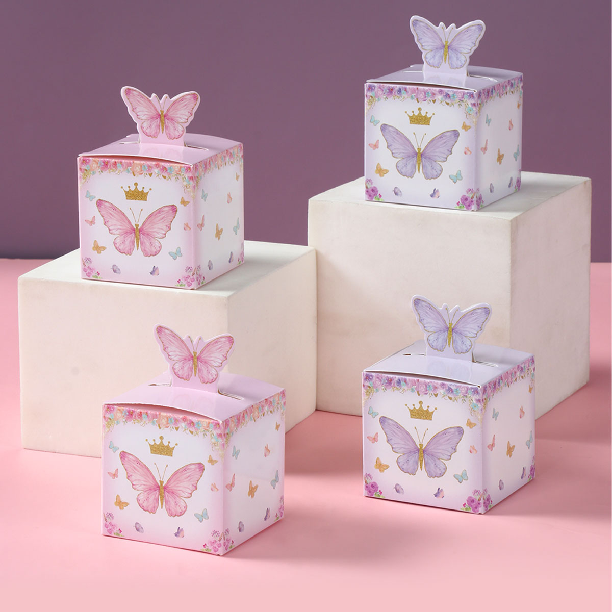 علبة هدايا حلوى الفراشة ، ديكو - مراجعة Wedding Supply.Box وسعره