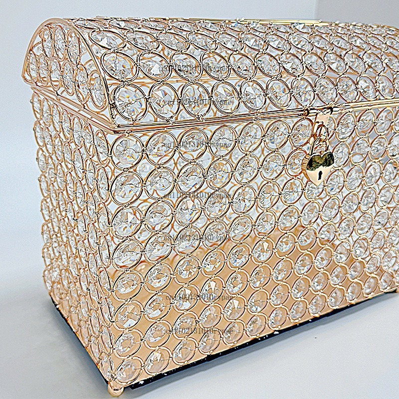صندوق مجوهرات كريستالي، حصالة  - مراجعة Wedding Supply.Box وسعره