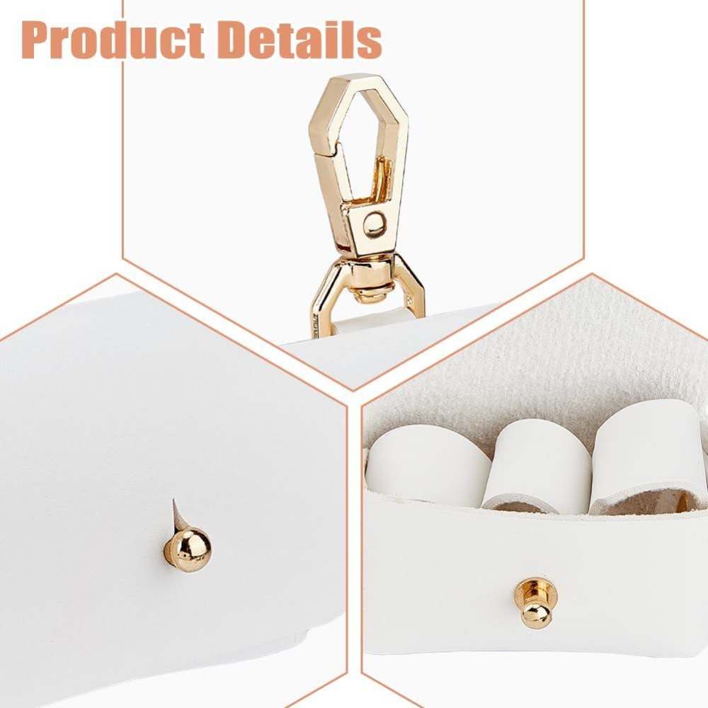 صندوق وسادة جلدي أبيض لحمل خات - مراجعة Wedding Supply.Box وسعره