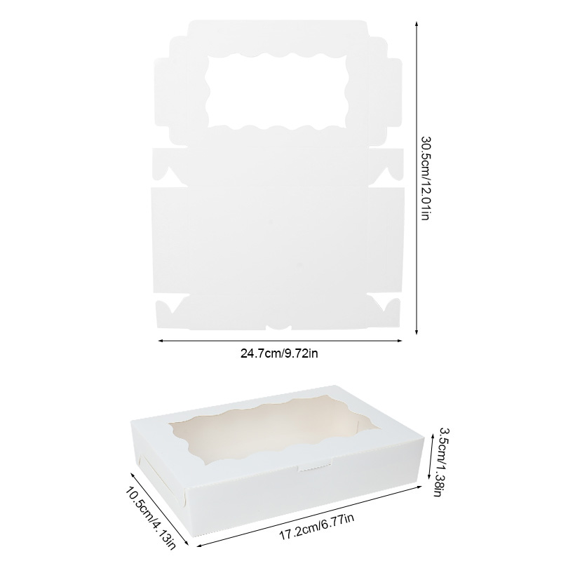 5/10/20 قطعة صندوق مخبز الكعكة - مراجعة Wedding Supply.Box وسعره