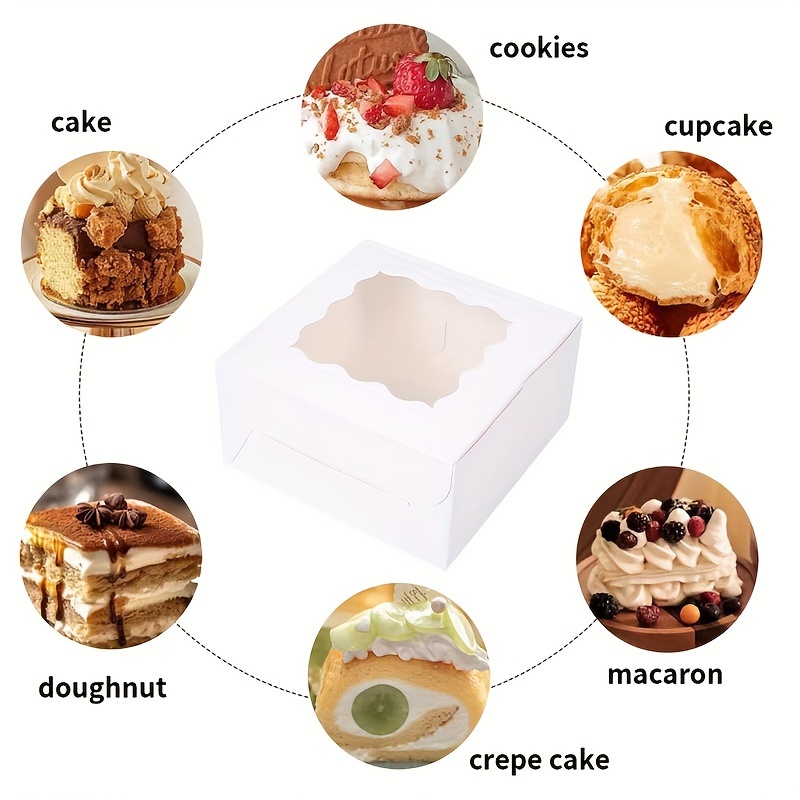 10 قطع من صناديق الكيك والحلوى - مراجعة Wedding Supply.Box وسعره
