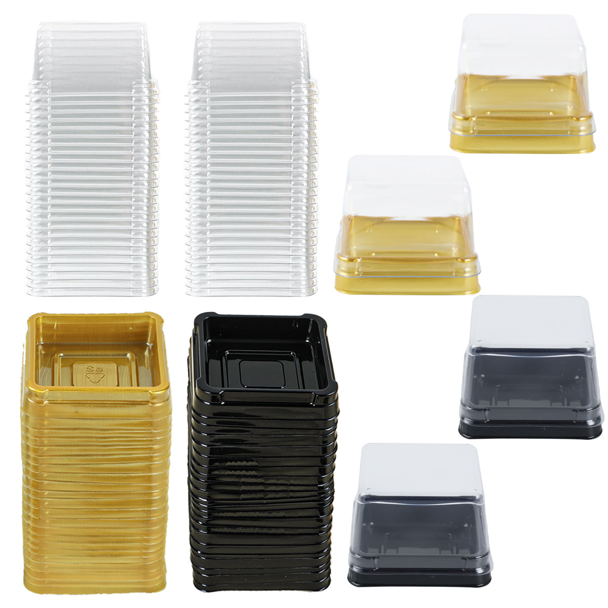 صندوق حلوى كيك شفاف ، قبة كب ك - مراجعة Wedding Supply.Box وسعره