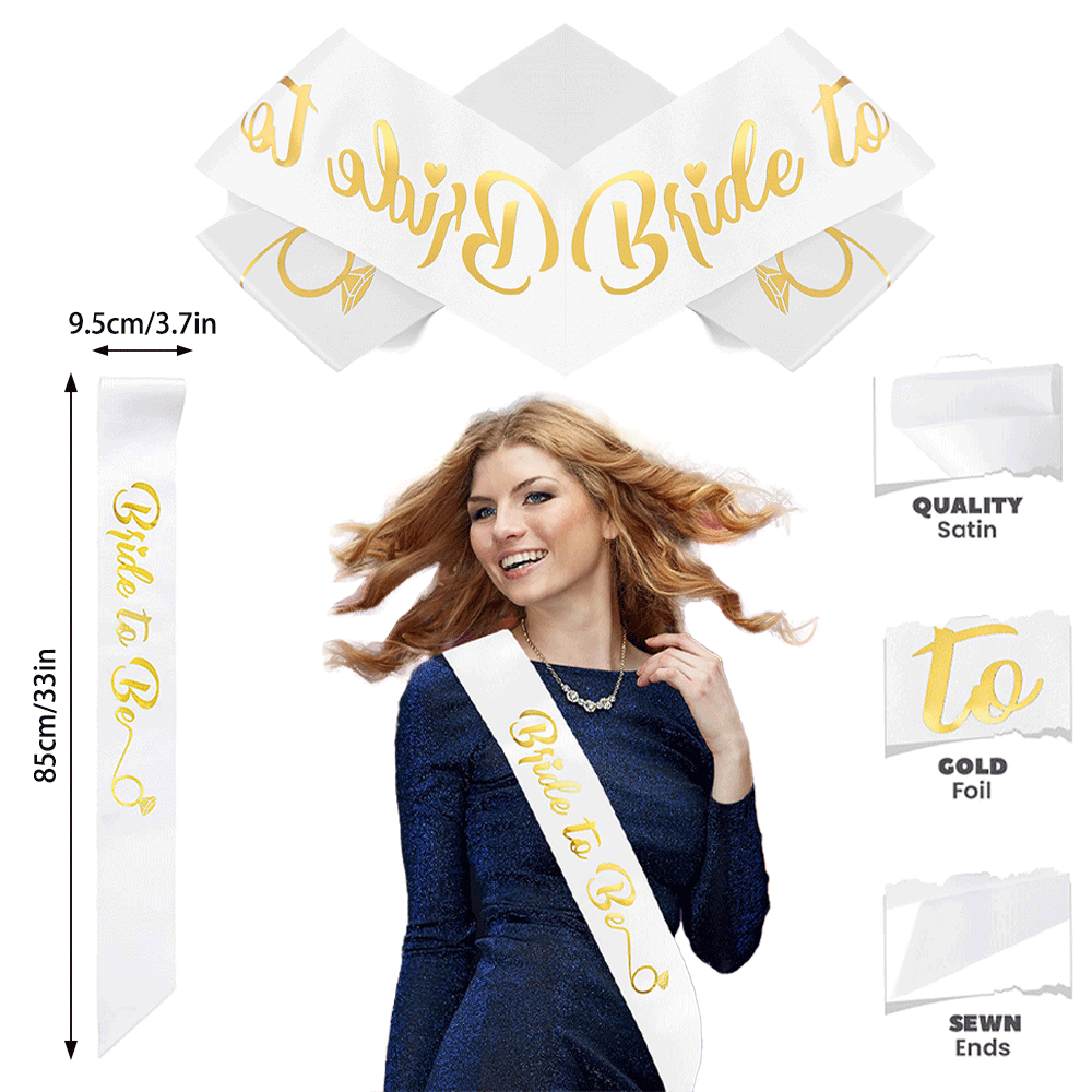 العروس لتكون وشاح حزب العازبة  - مراجعة Bride Tribe Sash وسعره