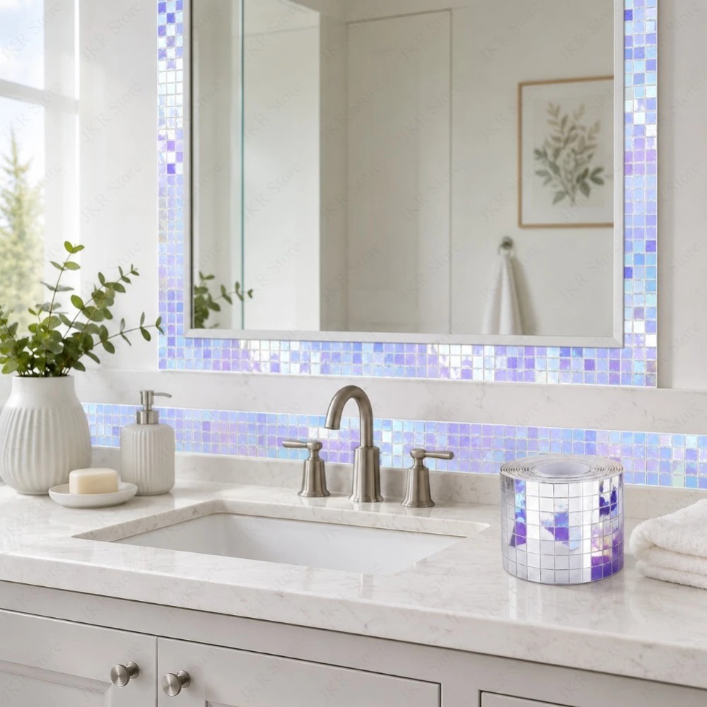 بلاط فسيفساء مربع صغير ذاتي ال - مراجعة Wedding Bathroom Supply Kit وسعره