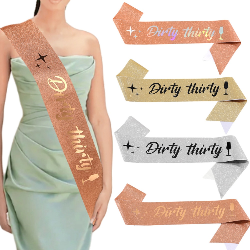 وشاح قذر وثلاثين من الساتان ال - مراجعة Bride Tribe Sash وسعره