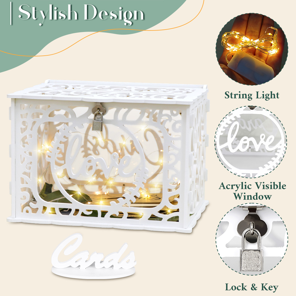 علبة كرتون الزفاف مغلف كرت هدي - مراجعة Wedding Supply.Box وسعره