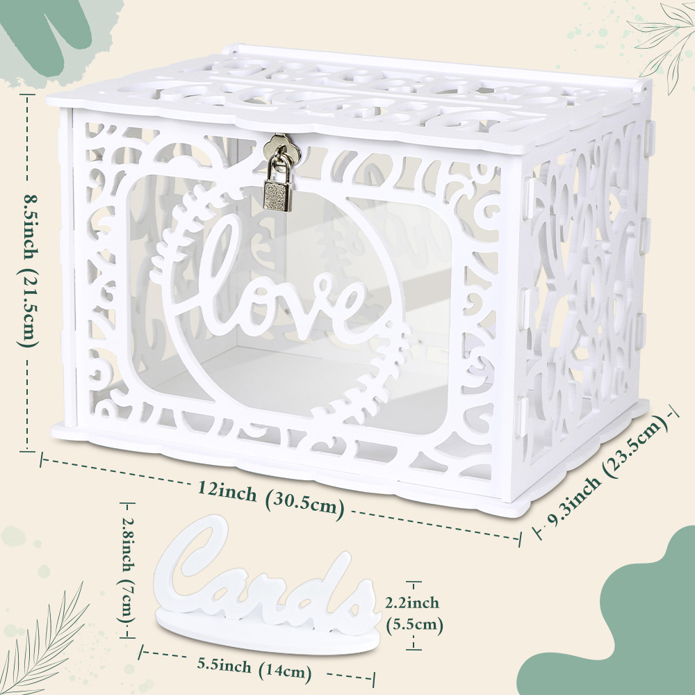 علبة كرتون الزفاف مغلف كرت هدي - مراجعة Wedding Supply.Box وسعره